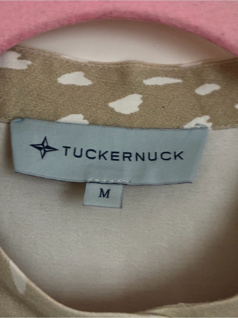 Tuckernuck Antelope Print Cotton Shirt Dress size medium - Picture 2 of 7